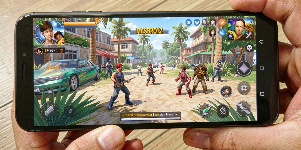 Tampilan gameplay MASBRO12 yang seru dan menarik.