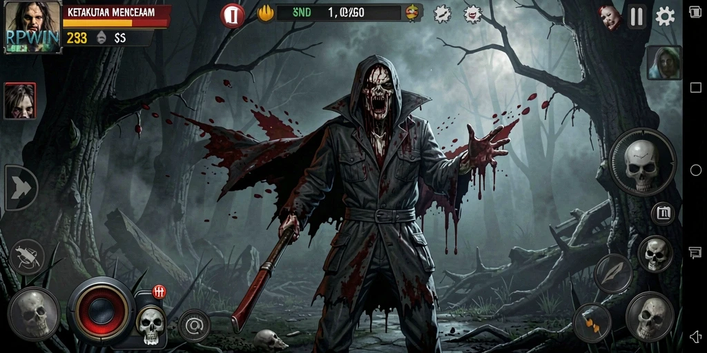 Gameplay seram dengan atmosfer menakutkan yang mendalam.