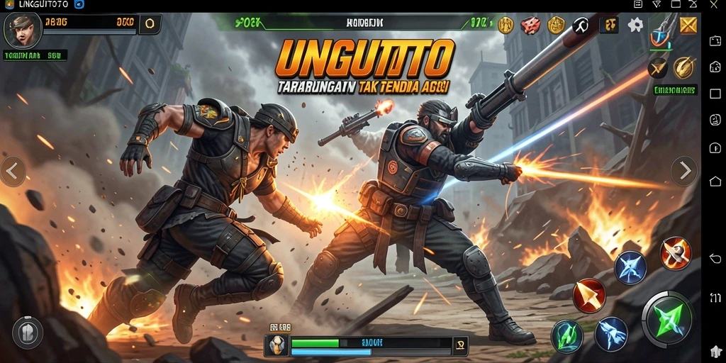 Tampilan menakjubkan dari gameplay <strong>UNGUTOTO</strong> yang mendebarkan.
