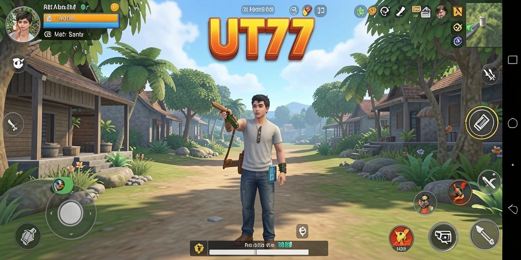 Tangkapan layar UT77 menampilkan gameplay yang seru dan santai.